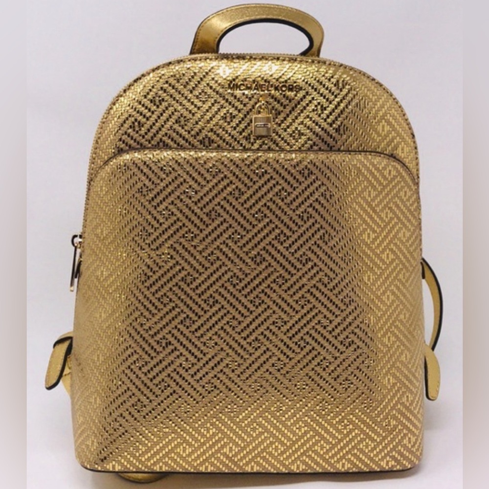 Michael Kors Gold Backpack